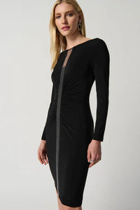 Joseph Ribkoff Dress with Rhinestone Details Jr234013
