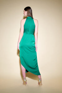 Joseph Ribkoff Satin Handkerchief Dress With Cascade Detail Jr234718