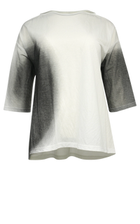 Moyuru Printed Cotton Mix Topin White Combo 241011