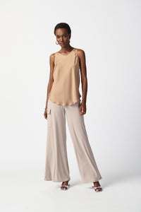 Joseph Ribkoff Satin Fit and Flare Sleeveless Top Jr241178