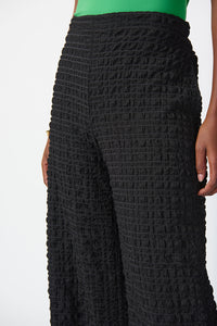 Joseph Ribkoff Check Jacquard Wide-Leg Pants Jr241187
