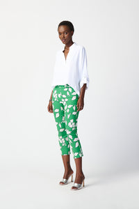 Joseph Ribkoff Leaf Print Millennium Pull-On Pants Jr241267