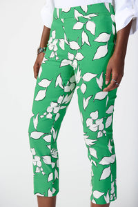 Joseph Ribkoff Leaf Print Millennium Pull-On Pants Jr241267