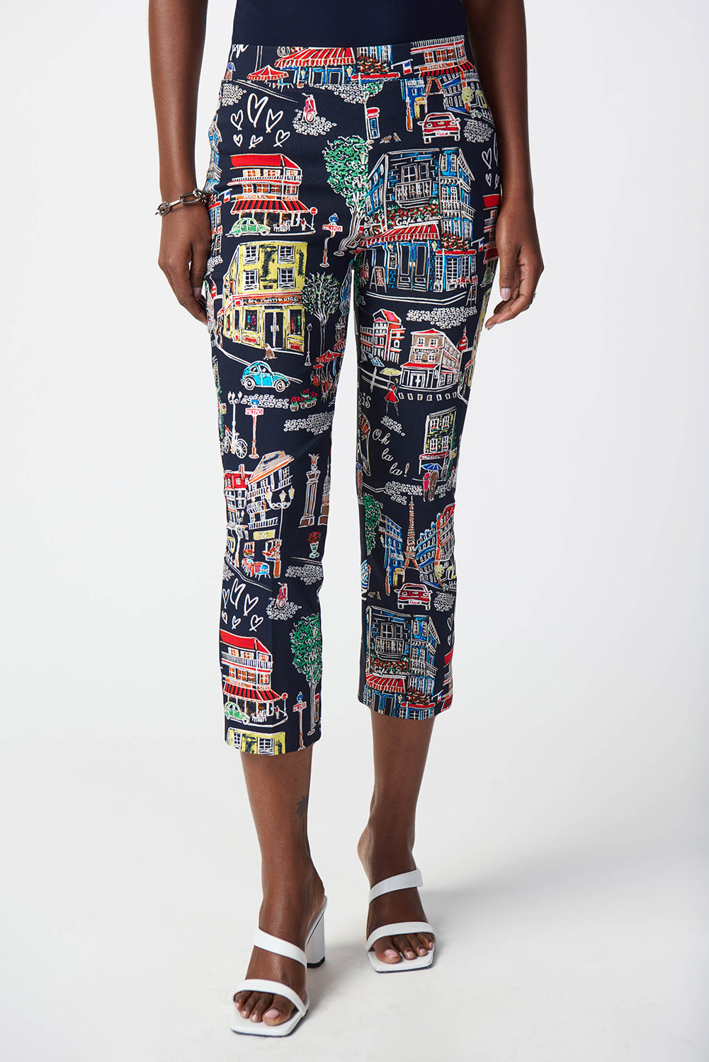 Joseph Ribkoff Scenery Print Millennium Pull-On Pants Jr241268