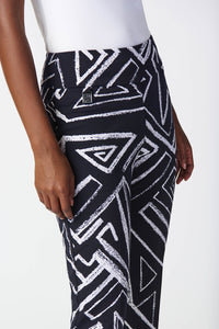 Joseph Ribkoff Geometric Print Silky Pull-On Pants Jr241271