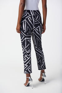 Joseph Ribkoff Geometric Print Silky Pull-On Pants Jr241271