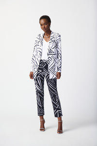 Joseph Ribkoff Geometric Print Silky Pull-On Pants Jr241271