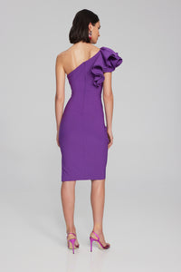 Joseph Ribkoff Lux Twill One-Shoulder Sheath Dress Jr241755