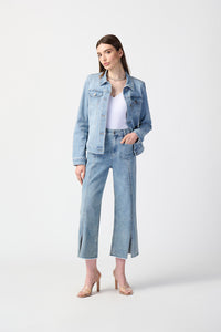 Joseph Ribkoff Culotte Jeans With Embellished Front Seam Jr241903