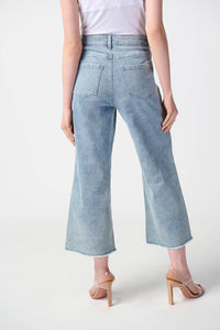 Joseph Ribkoff Culotte Jeans With Embellished Front Seam Jr241903