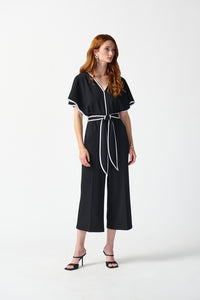 Joseph Ribkoff Scuba Crepe Belted Jumpsuit Jr242082