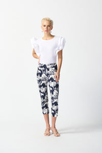 Joseph Ribkoff Millennium Scenery Print Cropped Pants Jr242212