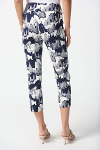 Joseph Ribkoff Millennium Scenery Print Cropped Pants Jr242212