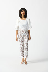 Joseph Ribkoff Millennium Floral Print Crop Pants Jr242222