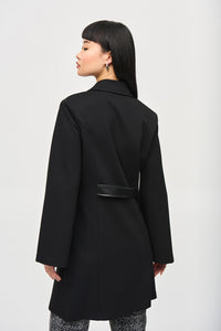Joseph Ribkoff Heavy Knit A-Line Coat Jr243078