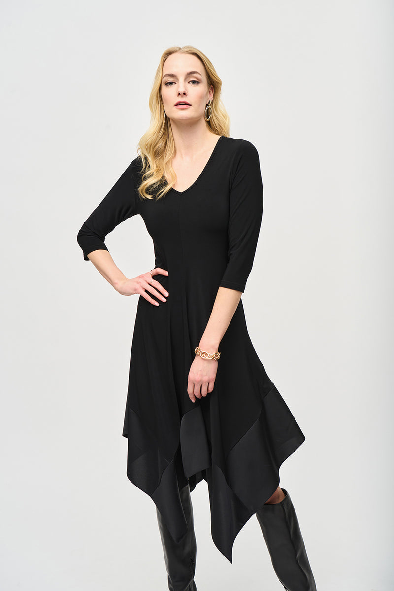 Joseph Ribkoff Silky Knit Handkerchief Dress Jr243092