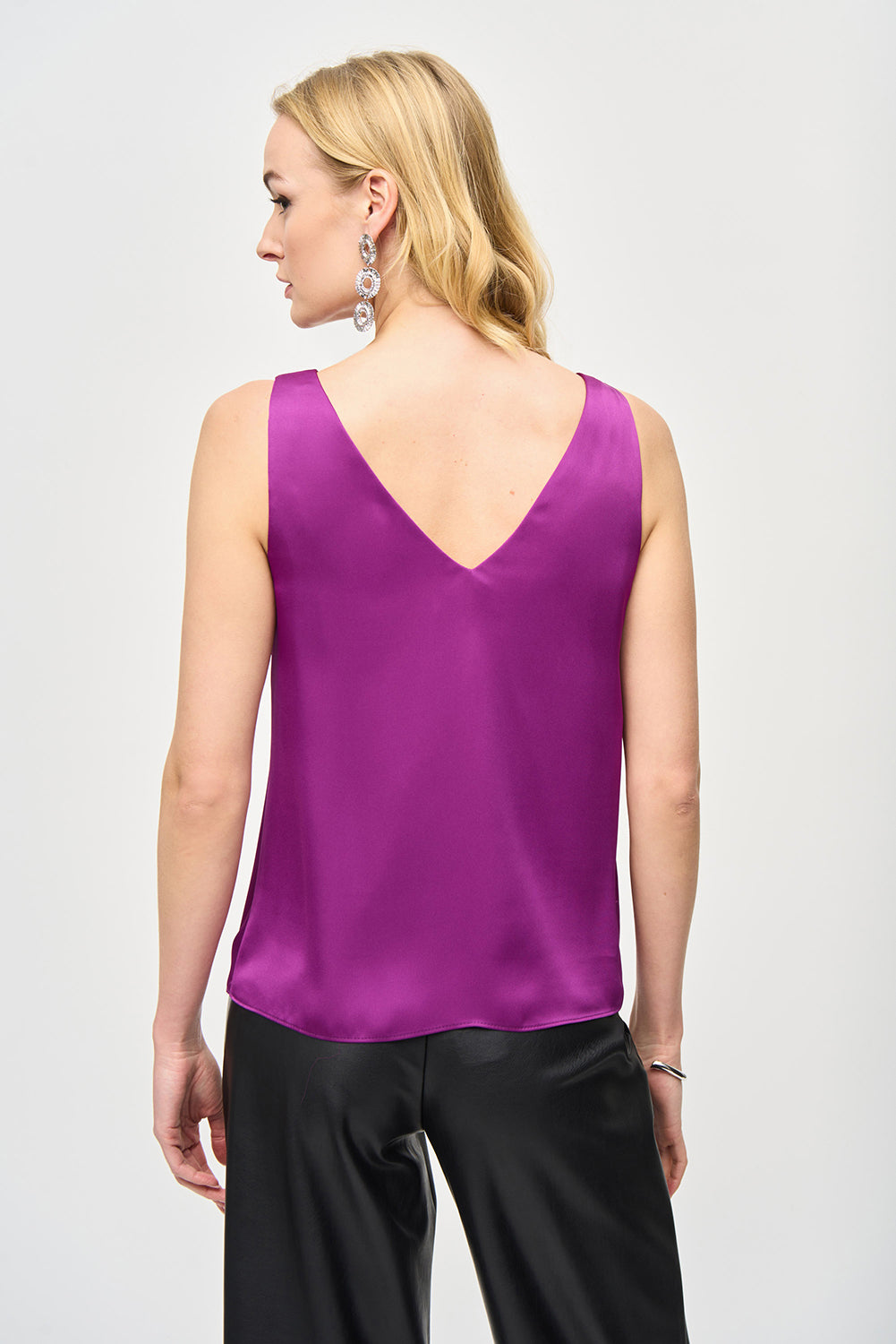 Joseph Ribkoff Satin Straight Sleeveless Top Jr243110