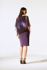 Joseph Ribkoff Silky Knit And Novelty Layered Dress Jr243718