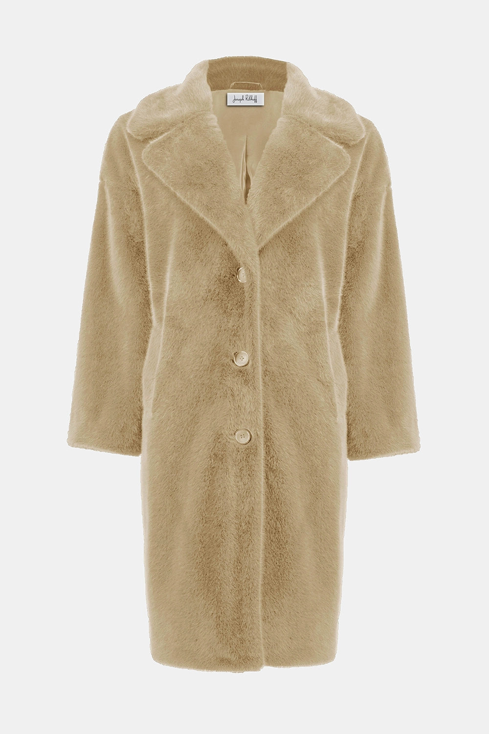 Joseph Ribkoff Faux Fur Straight Coat Jr243902F25