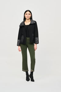 Joseph Ribkoff Sweater Knit Zipped Jacket Jr243933