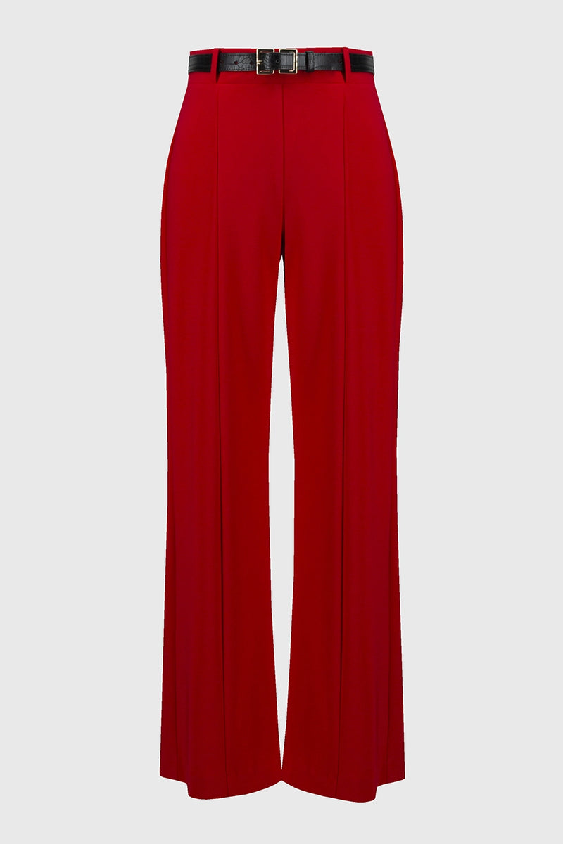 Joseph Ribkoff Silky Knit Belted Wide-Leg Pants Jr244093