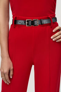 Joseph Ribkoff Silky Knit Belted Wide-Leg Pants Jr244093