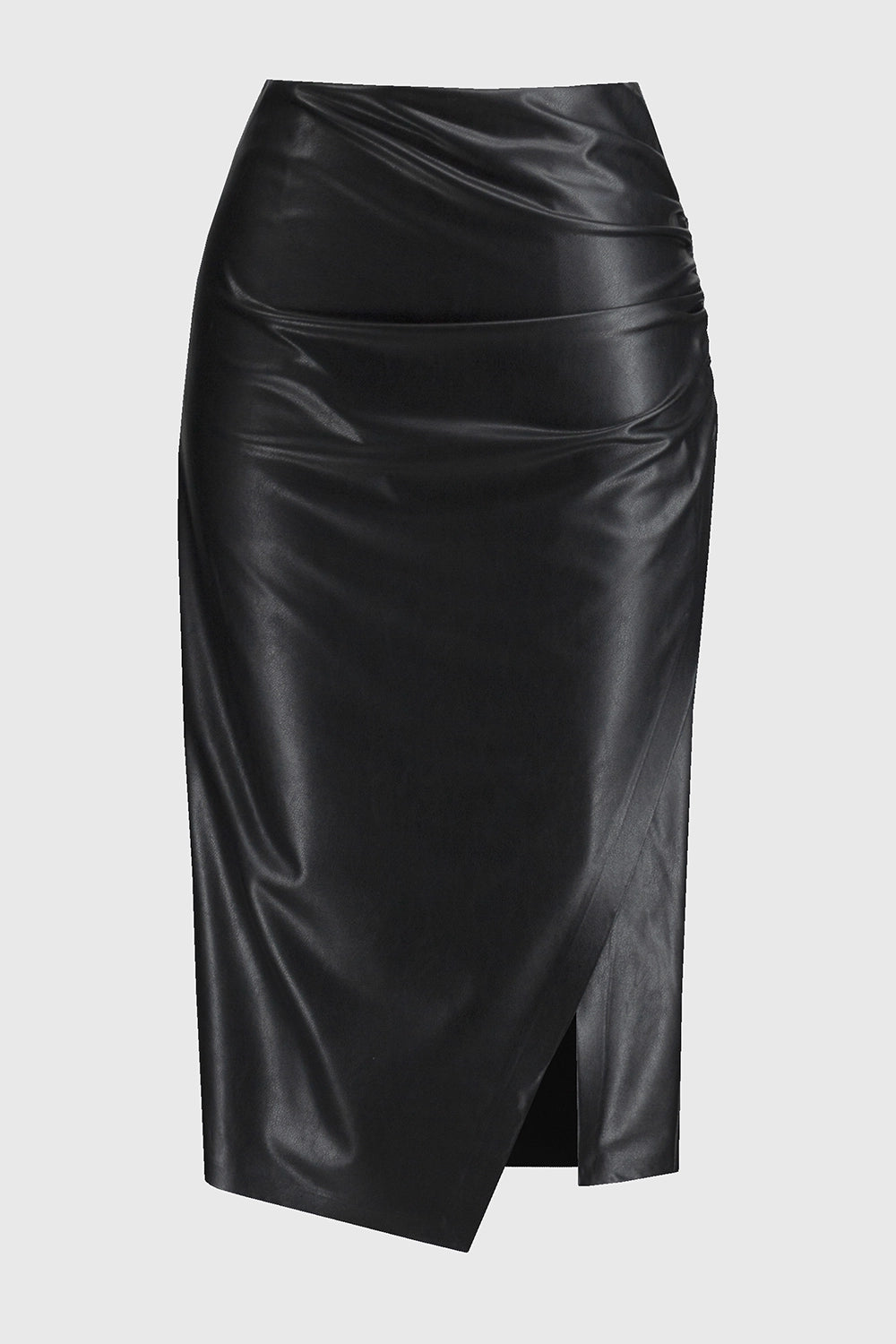 Joseph Ribkoff Leatherette Pull-On Pencil Skirt Jr244115