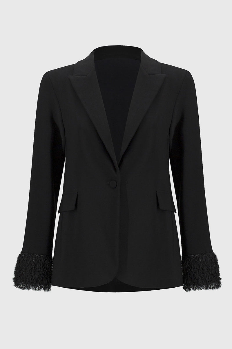 Joseph Ribkoff Silky Knit and Novelty Straight Blazer Jr244194