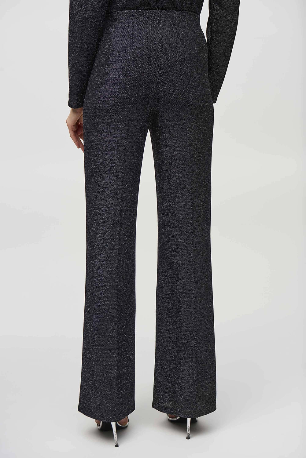 Joseph Ribkoff Lurex Knit Wide-Leg Pants Jr244219