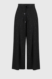 Joseph Ribkoff Sequined Sweater Knit Culotte Pants Jr244922