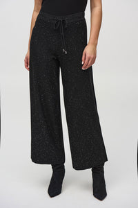 Joseph Ribkoff Sequined Sweater Knit Culotte Pants Jr244922