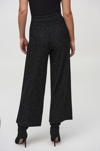 Joseph Ribkoff Sequined Sweater Knit Culotte Pants Jr244922