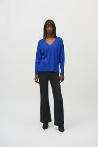 Joseph Ribkoff Sweater Knit V-Neck Pullover Jr244923
