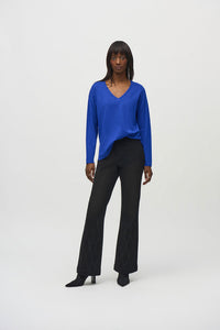 Joseph Ribkoff Sweater Knit V-Neck Pullover Jr244923