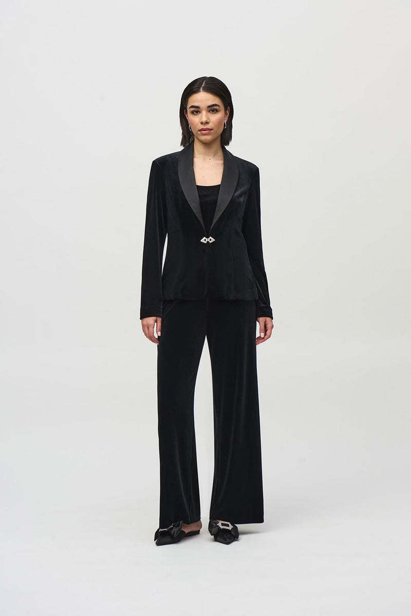 Joseph Ribkoff Velvet Blazer And Cami Set Jr244926