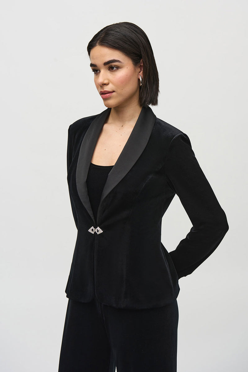 Joseph Ribkoff Velvet Blazer And Cami Set Jr244926