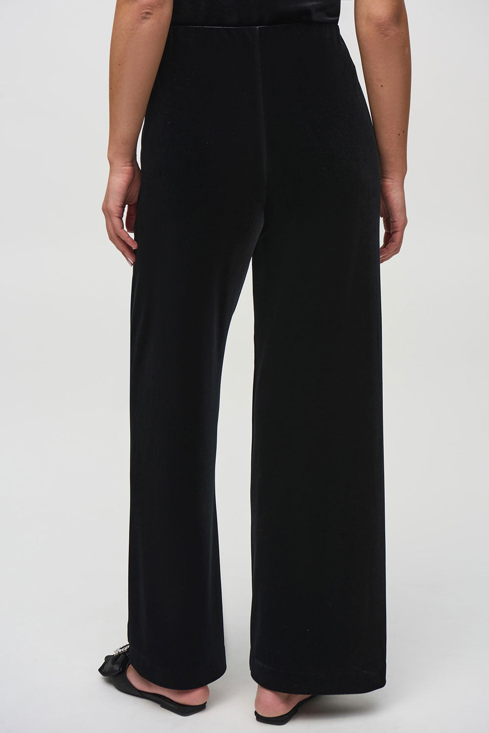 Josepg Ribkoff Velvet Wide-Leg Pants Jr244927