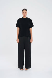 Mela Purdie Flute Shell in Black F007 8922