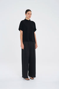 Mela Purdie Flute Shell in Black F007 8922