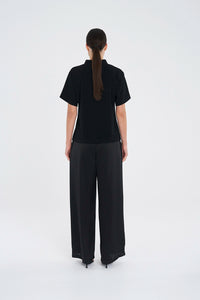 Mela Purdie Flute Shell in Black F007 8922
