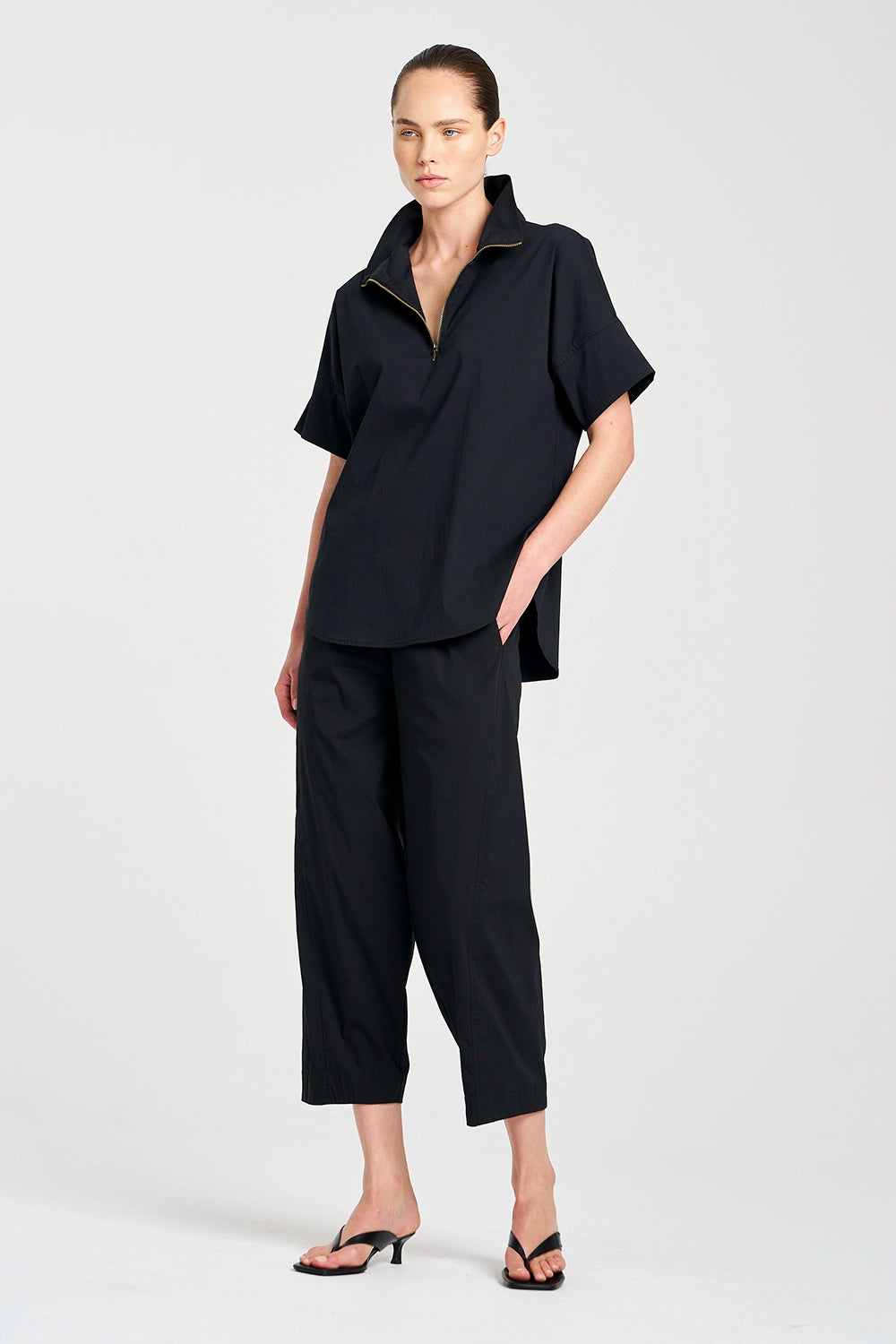 Mela Purdie Half Zip Shirt F65 8572 - Pre-Order September Delivery