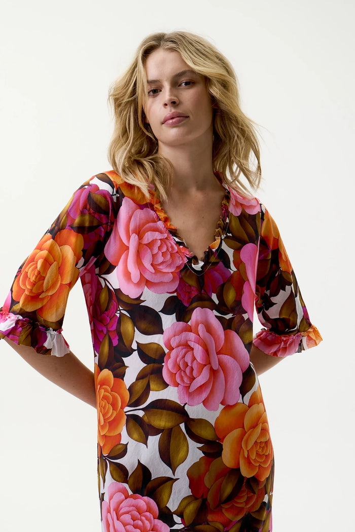 One Season Middy Poppy - Deia-Cotton-Roses
