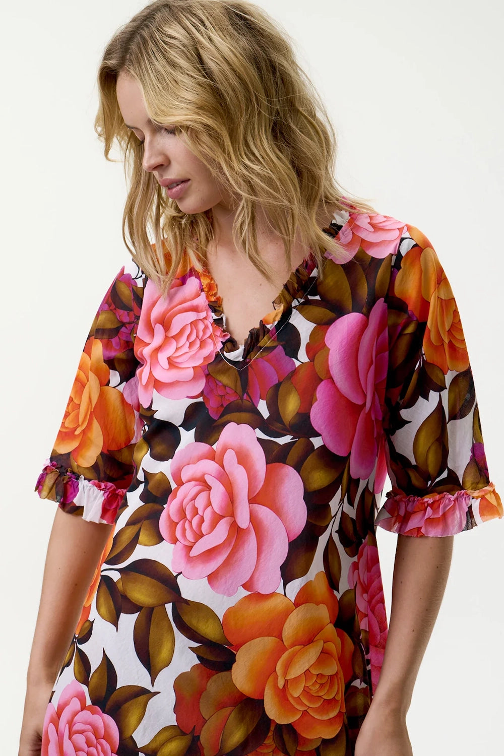 One Season Middy Poppy - Deia-Cotton-Roses