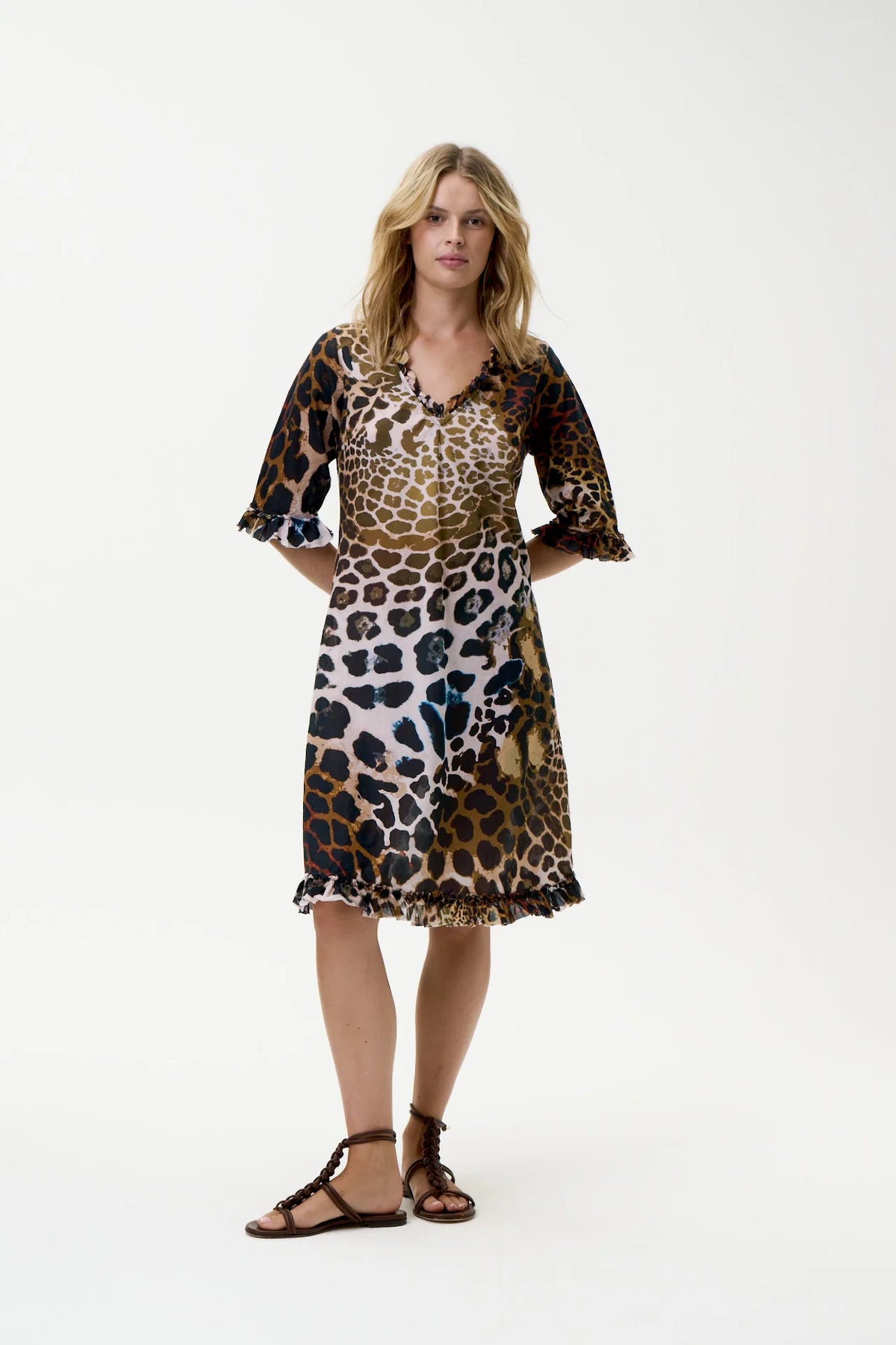 One Season Middy Indi-Lipari-Cotton - Leopard