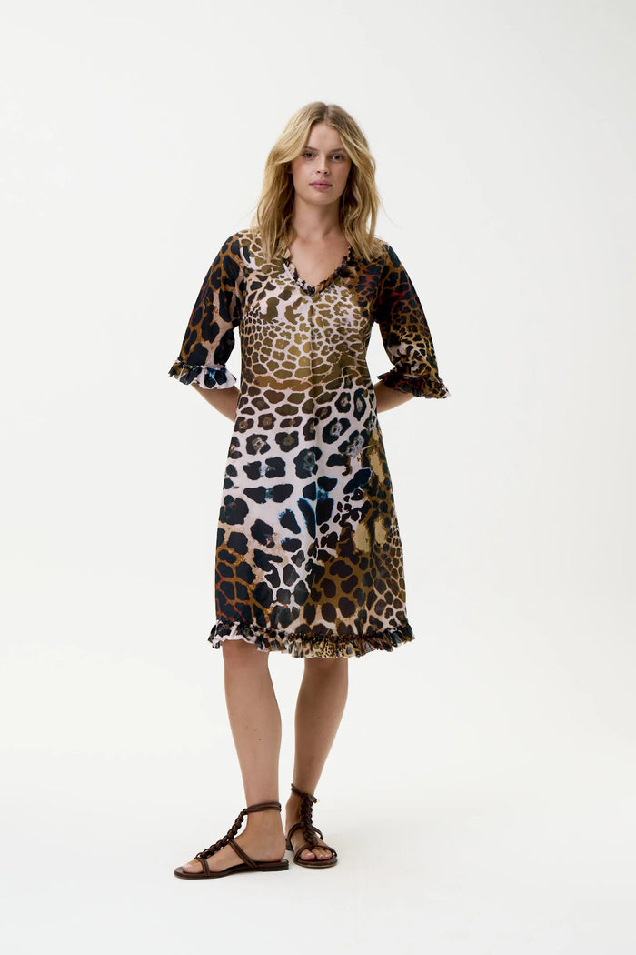 One Season Middy Indi-Lipari-Cotton - Leopard