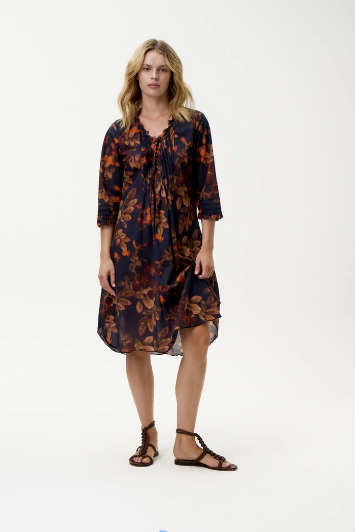 One Season Middy Poppy-Panarea-Cotton - Navy