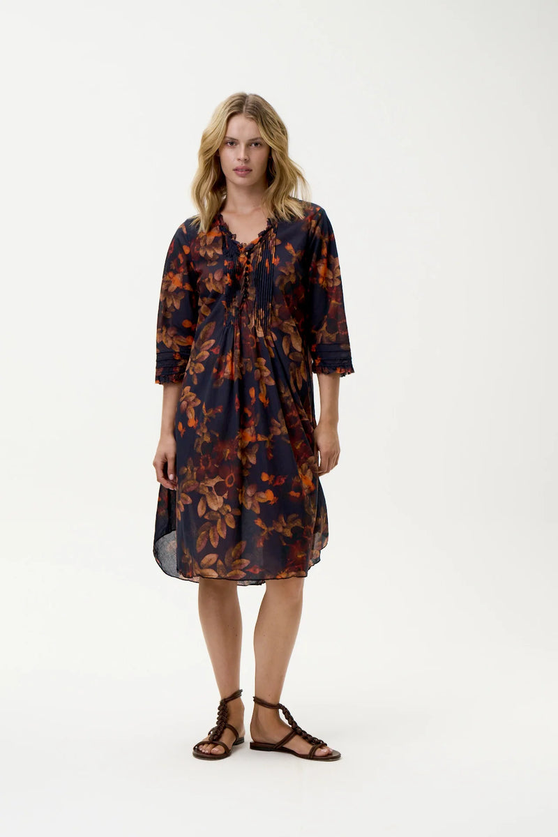 One Season Middy Poppy-Panarea-Cotton - Navy
