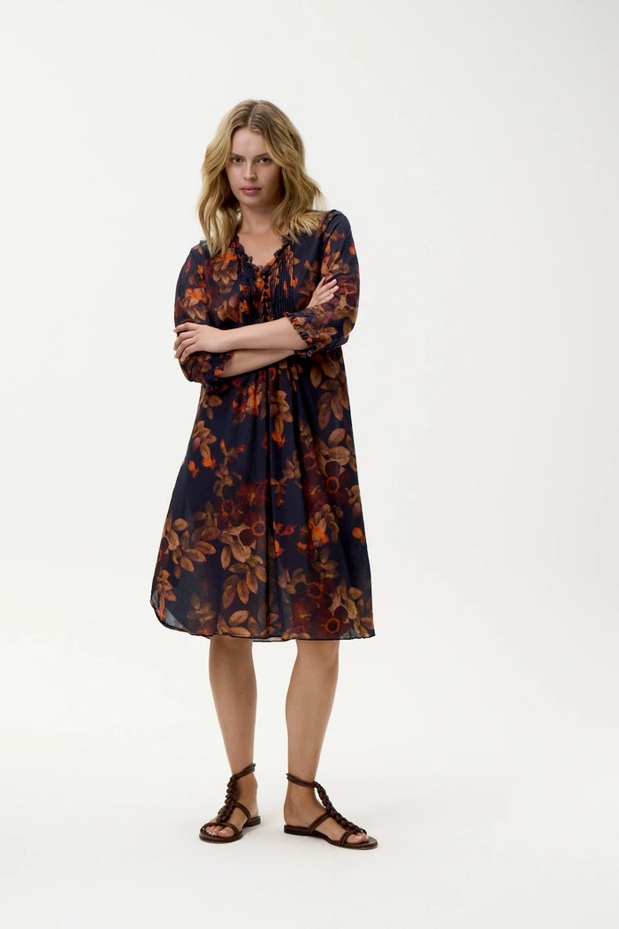 One Season Middy Poppy-Panarea-Cotton - Navy