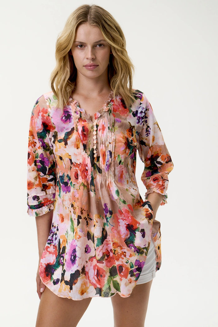One Season Poppy Top - Soller-Cotton-Multi