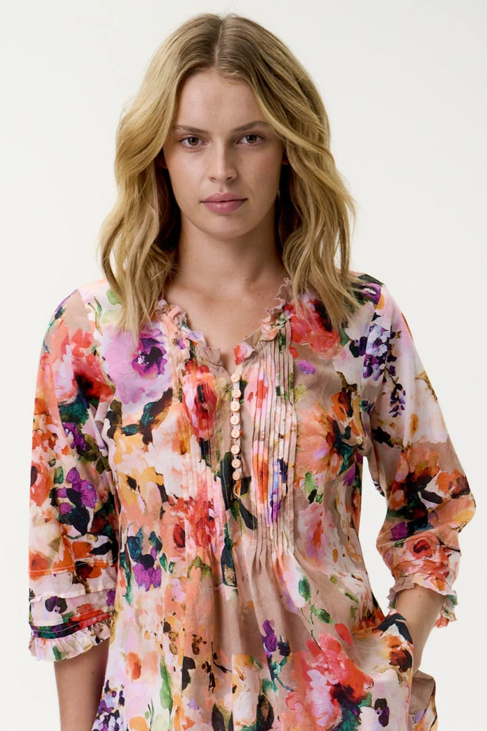 One Season Poppy Top - Soller-Cotton-Multi